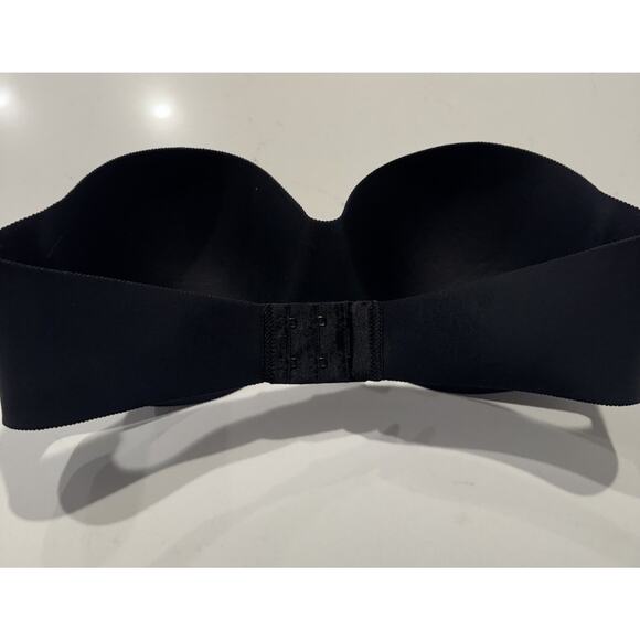 Felina Black Hint of Skin Contour Strapless Bra Womens Underwire Size 34B - Picture 4 of 8